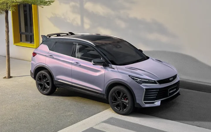 Geely Coolray 2026 — официальный вид кроссовера